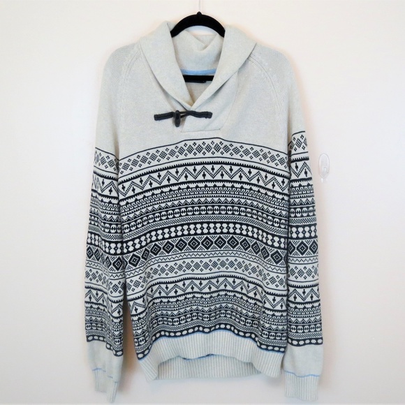 Nautica Other - Nautica Cream Pull Over Cowl Neck Cotton Sweater